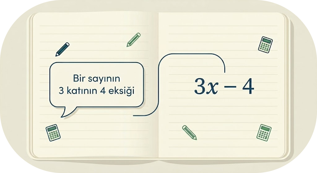 SÖZEL İFADELERDEN CEBİRSEL İFADELERE