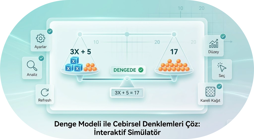 Denklem Çözme Simülatörü – Adım Adım İnteraktif Çalışma